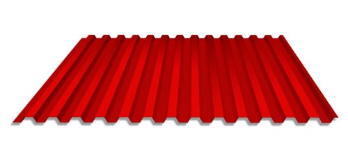 Red PBD metal panels