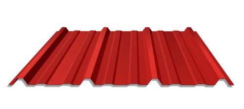 Red PBR metal panels