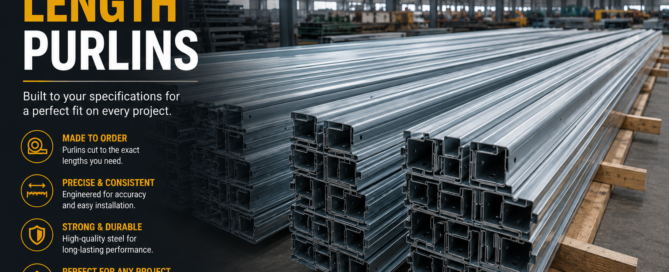 Custom Length Purlins for Strong Steel Structures